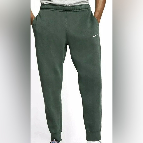Nike | Pants | Nike Mens Sportswear Club Fleece Dark Green Sweatpants Size  Small | Poshmark